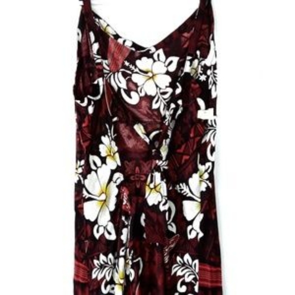 NWT Beautiful Asymmetrical Floral Slip Dress - Picture 6 of 8